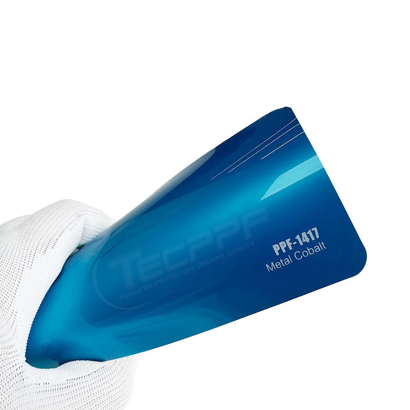 8mil film de protection de peinture de changement de couleur en métal Cobalt couleur de lavande avec couche hydrophobe polymère