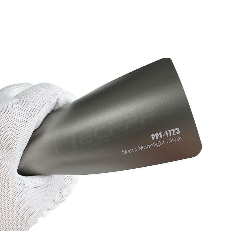La peinture de protection contre la chaleur matte, lumière de lune, couleur argentée, 8 millimètres, peinture de protection contre le changement de couleur avec lubrifiant TPU