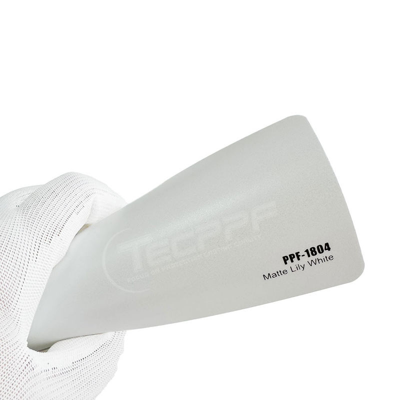Cure thermique Matte Lilie Blanc Couleur 8mil Changement de couleur Peinture de protection film fabriqué avec TPU Lubrizol