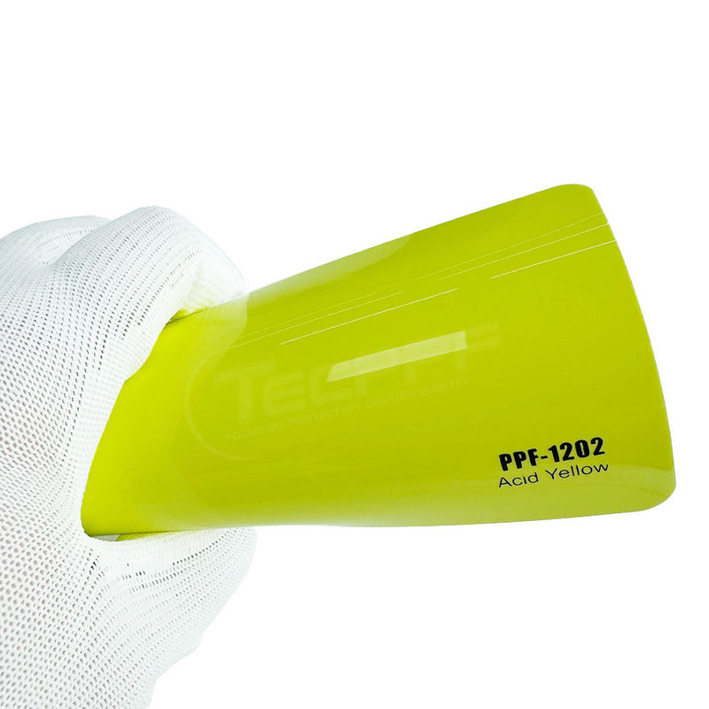 Coloris jaune acide Ppf 8 mil Épaisseur colle Ashland Collage thermique