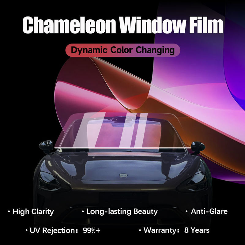2mil Chameleon film de protection de peinture de fenêtre dynamique changement de couleur