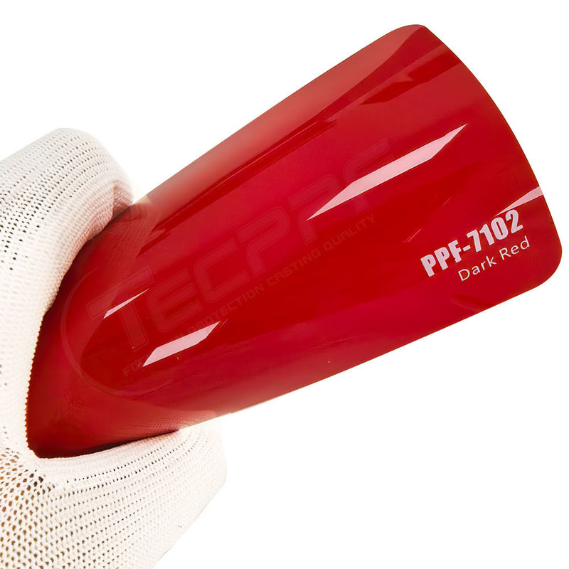 PPF-7102 Peinture rouge foncé film de protection contre les rayures de voiture