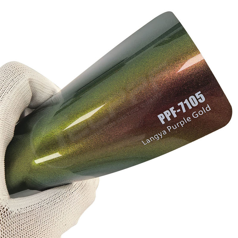 PPF-7105 Langya Peinture de couleur or violet pour les rayures de voiture
