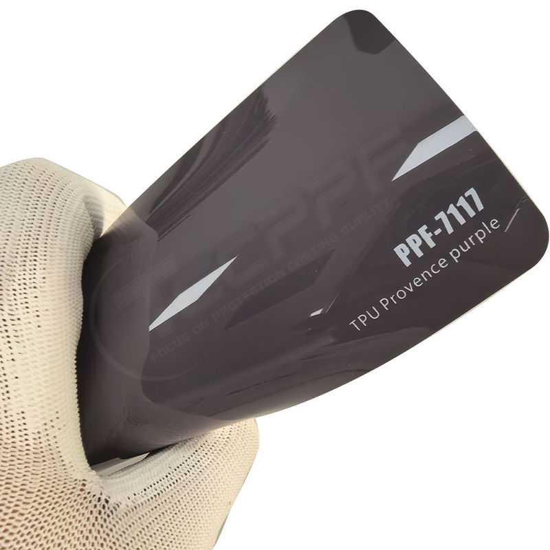 PPF-7117 Film de protection contre les rayures de peinture de couleur violette de la Provence