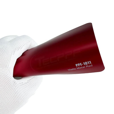 PPF-1011 Mat métal couleur rouge 8 mil film de protection de peinture de changement de couleur