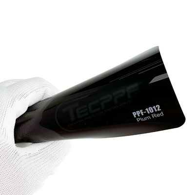 Rode prune 8mil Changement de couleur Film de protection de peinture Lubrizole TPU et colle Ashland