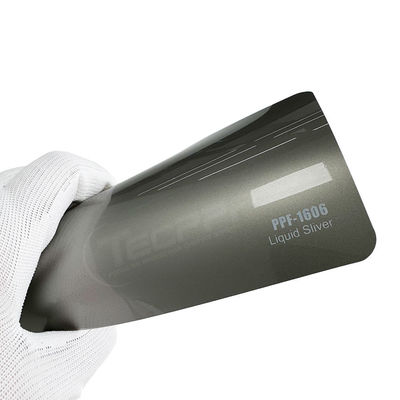 Couche hydrophobe polymère couleur argent liquide 8 mil film de protection de peinture de changement de couleur