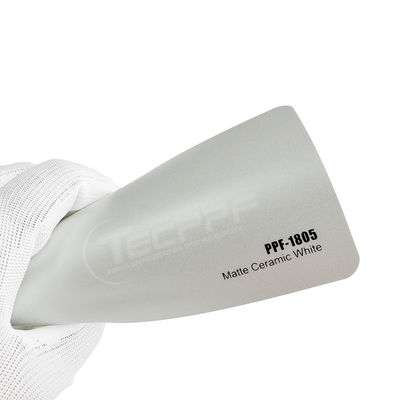 Couche hydrophobe polymère céramique mate couleur blanche 8mil couleur changement de peinture film de protection 1.52x16m / 60inchx53ft