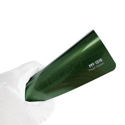 1.52x16m Lumière Perle Vert Changement de couleur Peinture Film de protection Avec 8mil épaisseur