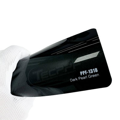 PPF-1318 couleur verte perle foncée, film de protection de peinture de 8 mil pour le changement de couleur