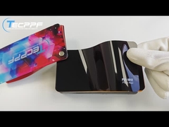 PPF-1012 Couleur rouge prune, film de protection de peinture de changement de couleur de 8 mil