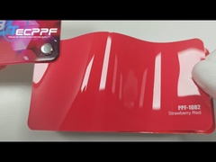 PPF-1002 Couleur rouge fraise, film de protection contre le changement de couleur de 8 mil